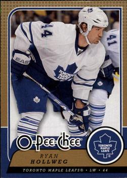 #692 Ryan Hollweg - Toronto Maple Leafs - 2008-09 O-Pee-Chee Hockey