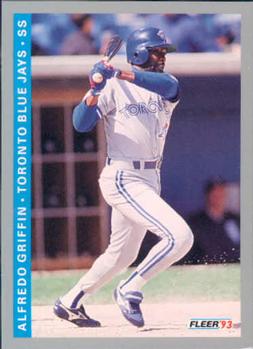 #692 Alfredo Griffin - Toronto Blue Jays - 1993 Fleer Baseball