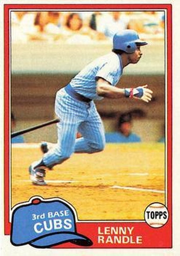 #692 Lenny Randle - Chicago Cubs - 1981 Topps Baseball