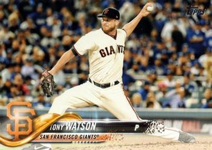 #692 Tony Watson - San Francisco Giants - 2018 Topps Baseball