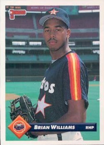 #692 Brian Williams - Houston Astros - 1993 Donruss Baseball