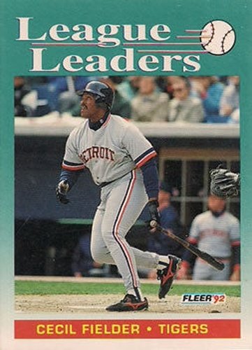 #692 Cecil Fielder - Detroit Tigers - 1992 Fleer Baseball