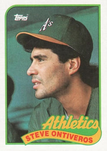 #692 Steve Ontiveros - Oakland Athletics - 1989 Topps Baseball