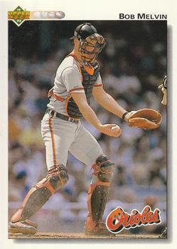 #692 Bob Melvin - Baltimore Orioles - 1992 Upper Deck Baseball