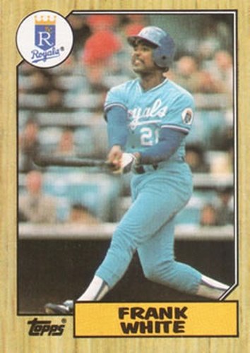 #692 Frank White - Kansas City Royals - 1987 Topps Baseball