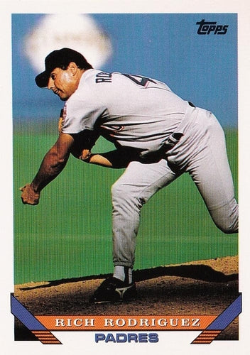 #693 Rich Rodriguez - San Diego Padres - 1993 Topps Baseball