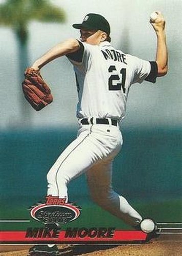 #693 Mike Moore - Detroit Tigers - 1993 Stadium Club Baseball