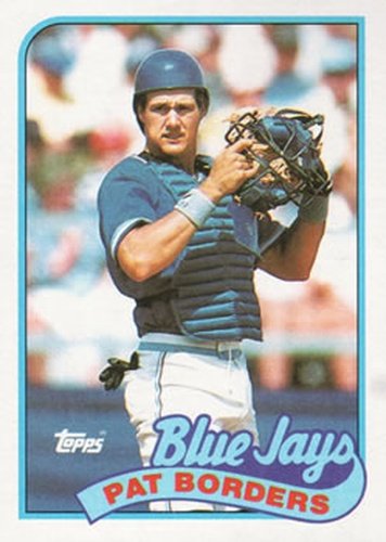 #693 Pat Borders - Toronto Blue Jays - 1989 Topps Baseball