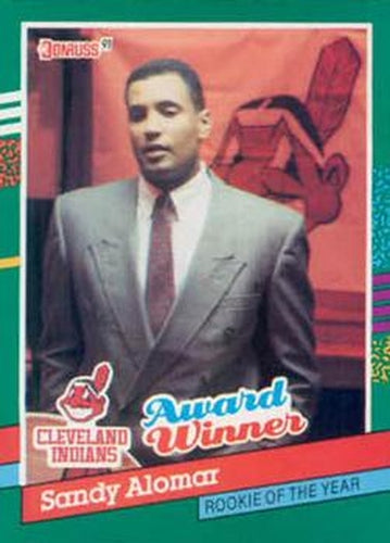 #693 Sandy Alomar Jr. - Cleveland Indians - 1991 Donruss Baseball