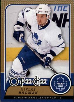 #693 Niklas Hagman - Toronto Maple Leafs - 2008-09 O-Pee-Chee Hockey