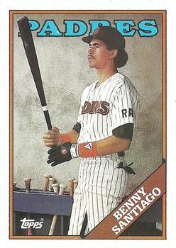 #693 Benny Santiago - San Diego Padres - 1988 Topps Baseball