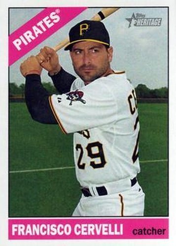 #693 Francisco Cervelli - Pittsburgh Pirates - 2015 Topps Heritage Baseball