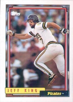#693 Jeff King - Pittsburgh Pirates - 1992 Topps Baseball