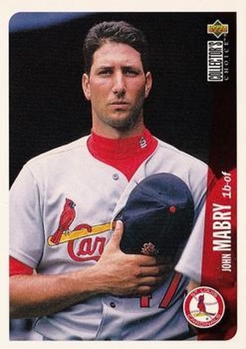 #693 John Mabry - St. Louis Cardinals - 1996 Collector's Choice Baseball