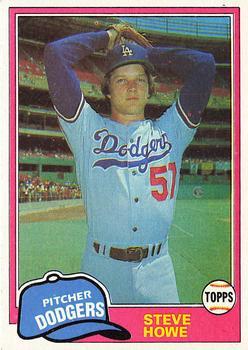 #693 Steve Howe - Los Angeles Dodgers - 1981 Topps Baseball