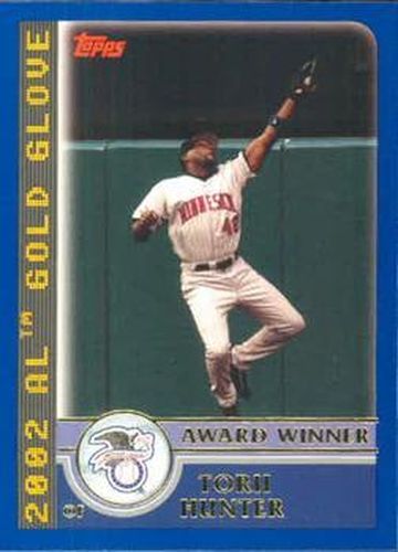 #693 Torii Hunter - Minnesota Twins - 2003 Topps Baseball
