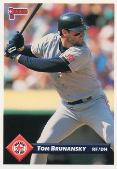 #693 Tom Brunansky - Boston Red Sox - 1993 Donruss Baseball