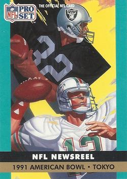 #693 Dan Marino / Marcus Allen - Miami Dolphins / Los Angeles Raiders - 1991 Pro Set Football