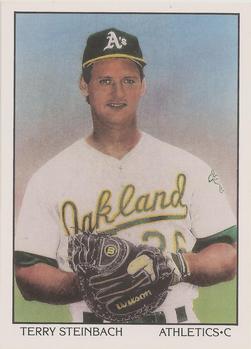 #693 Terry Steinbach - Oakland Athletics - 1990 Score Baseball