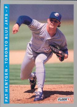 #694 Pat Hentgen - Toronto Blue Jays - 1993 Fleer Baseball