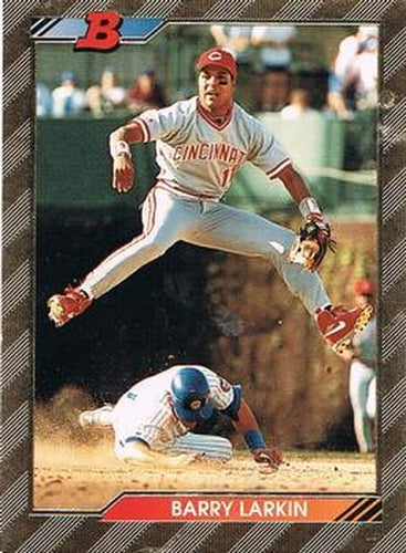 #694 Barry Larkin - Cincinnati Reds - 1992 Bowman Baseball