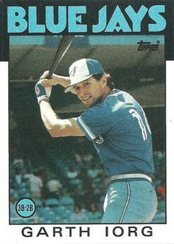 #694 Garth Iorg - Toronto Blue Jays - 1986 Topps Baseball