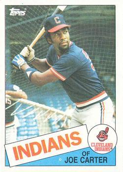 #694 Joe Carter - Cleveland Indians - 1985 Topps Baseball