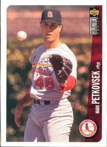 #694 Mark Petkovsek - St. Louis Cardinals - 1996 Collector's Choice Baseball