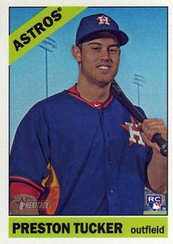 #694 Preston Tucker - Houston Astros - 2015 Topps Heritage Baseball