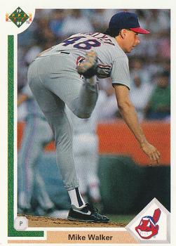 #694 Mike Walker - Cleveland Indians - 1991 Upper Deck Baseball