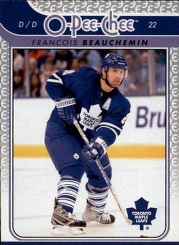 #694 Francois Beauchemin - Toronto Maple Leafs - 2009-10 O-Pee-Chee Hockey