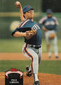 #694 Paul Gibson - New York Mets - 1992 Stadium Club Baseball