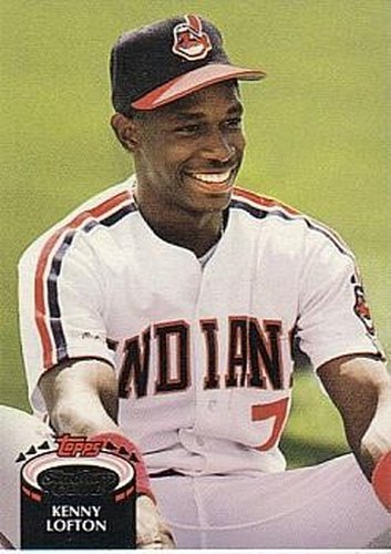 #695 Kenny Lofton - Cleveland Indians - 1992 Stadium Club Baseball