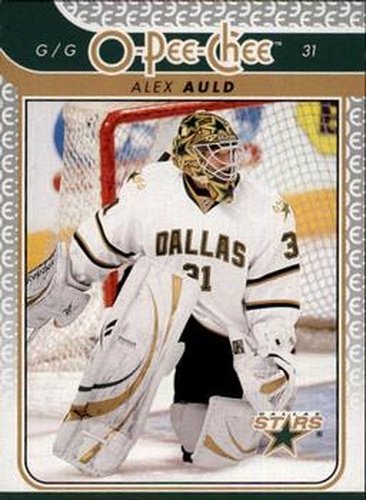 #695 Alex Auld - Dallas Stars - 2009-10 O-Pee-Chee Hockey