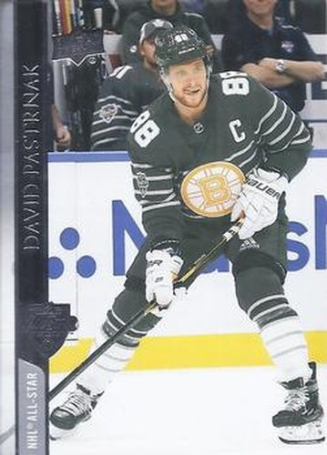 #695 David Pastrnak - Boston Bruins - 2020-21 Upper Deck Hockey