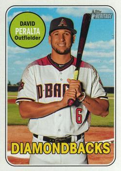 #695 David Peralta - Arizona Diamondbacks - 2018 Topps Heritage Baseball