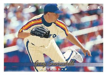 #695 Greg Swindell - Houston Astros - 1993 Upper Deck Baseball