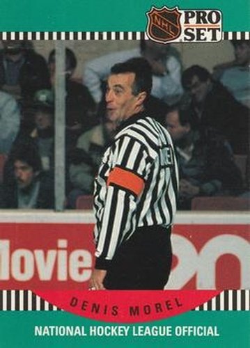 #695 Denis Morel - 1990-91 Pro Set Hockey
