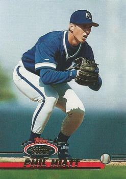 #695 Phil Hiatt - Kansas City Royals - 1993 Stadium Club Baseball