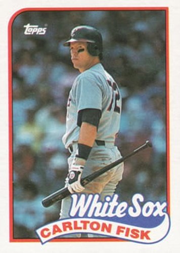 #695 Carlton Fisk - Chicago White Sox - 1989 Topps Baseball