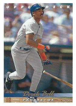 #696 Derek Bell - San Diego Padres - 1993 Upper Deck Baseball