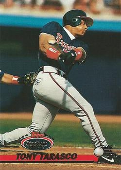 #696 Tony Tarasco - Atlanta Braves - 1993 Stadium Club Baseball