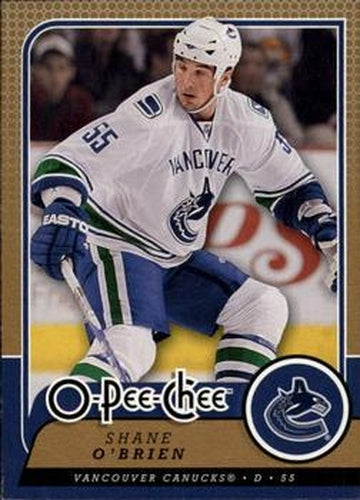 #696 Shane O'Brien - Vancouver Canucks - 2008-09 O-Pee-Chee Hockey