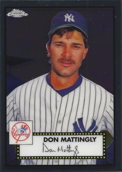 #696 Don Mattingly - New York Yankees - 2021 Topps Chrome Platinum Anniversary Baseball