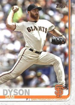 #696 Sam Dyson - San Francisco Giants - 2019 Topps Baseball