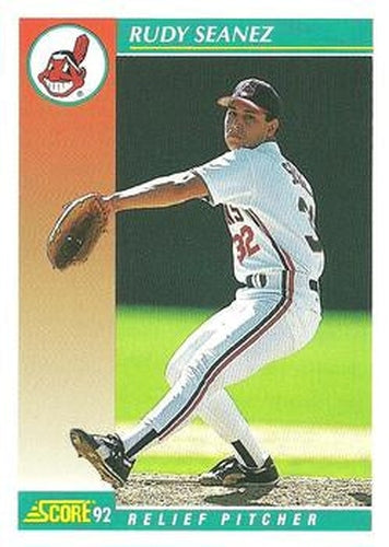 #696 Rudy Seanez - Cleveland Indians - 1992 Score Baseball