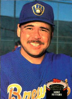 #696 Mike Fetters - Milwaukee Brewers - 1992 Stadium Club Baseball