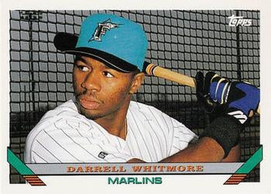 #697 Darrell Whitmore - Florida Marlins - 1993 Topps Baseball