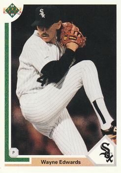 #697 Wayne Edwards - Chicago White Sox - 1991 Upper Deck Baseball
