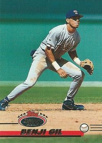 #697 Benji Gil - Texas Rangers - 1993 Stadium Club Baseball